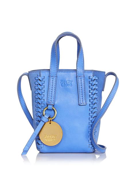 See by Chloé Tilda Suede & Leather Mini Tote .